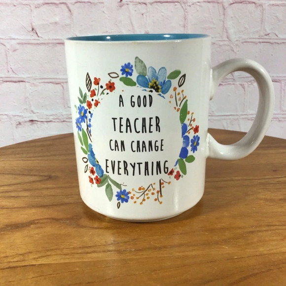 “A Good Teacher Can Change Everything” Ceramic Mug - Picture 1 of 7